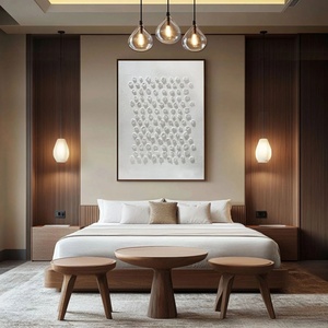 Peinture murale abstraite 3D faite à la main sur toile pour la décoration moderne de la maison et des galeries - Product Image 5