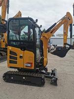 Mini-excavatrice compacte SY20C, pelle hydraulique pour la construction urbaine, l'aménagement paysager, la rénovation agricole, opération en espace restreint