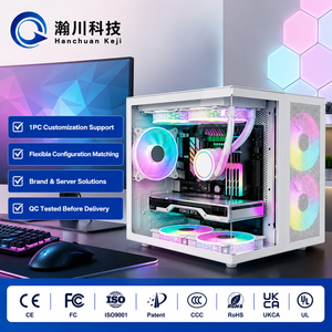 PC de jeu rapide RGB AMD Ryzen 5 <span class=keywords><strong>5600G</strong></span> 16G 512G SSD, machine de jeu professionnelle personnalisable, PC gamer, vente en gros OEM - Product Image 1