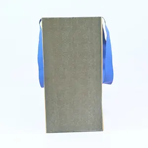 Tas Hadiah Kertas Seni Mewah Logo <span class=keywords><strong>GiGO</strong></span> yang Dapat Disesuaikan, Tas Promosi Supermarket Kraft yang Dapat Didaur Ulang, Pita Aksesori untuk Pakaian dan Kaos Kaki - Product Image 3