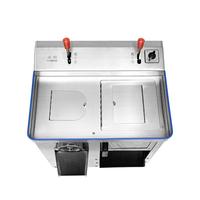 Nouveau hachoir à viande en acier inoxydable 1800W, moteur en cuivre pur, machine multifonctionnelle de découpe/déchiquetage, ensemble de lames détachables, automatique