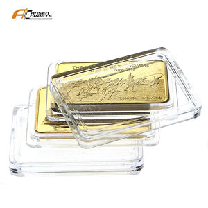 Logo taille personnalisée la bataille de la Somme plaqué or lingot Bar Challenge pièces - Product Image 5