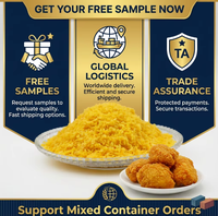 Pan rallado Panko de trigo amarillo estilo japonés, a granel, 10 kg, textura crujiente y ligera