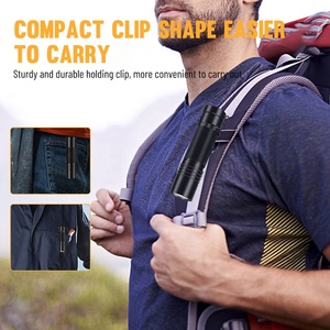 Mini linterna portátil EDC de bolsillo, autodefensa, potente, recargable, táctica, para acampar, <span class=keywords><strong>LED</strong></span>, Halloween, 800LM - Product Image 5