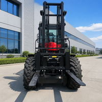 Nouveau chariot élévateur tout-terrain robuste de 5 tonnes, 4x4, diesel, homologué CE, chariot élévateur BLT pour la construction