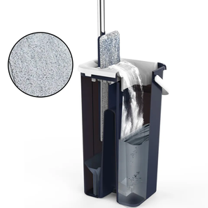 2024 <span class=keywords><strong>meilleur</strong></span> vadrouille humide et sèche en microfibre <span class=keywords><strong>seau</strong></span> maison nettoyage des sols deux vadrouille tissu microfibre lavage magique vadrouille plate - Product Image 1