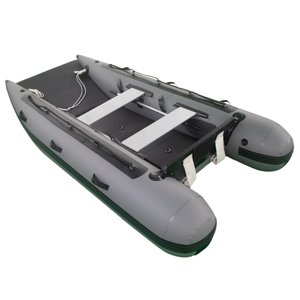 Bateau pneumatique catamaran de <span class=keywords><strong>420</strong></span> cm, 30 CV, en PVC de 0,9 mm, pliable, stable, pour la pêche en lacs et rivières - Product Image 4