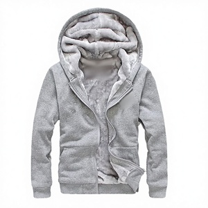 Nouveautés en gros : Survêtements de jogging 2 pièces pour hommes, personnalisables, respirants, en polaire, à capuche, avec cordon de serrage, tenue de sport d'hiver - Product Image 4