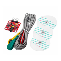 Module de capteur EMG - Kit d'acquisition de signal analogique musculaire pour le développement électronique (données EMG brutes)