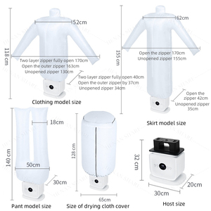 Stiratrice e Asciugatrice Automatica Verticale a Aria Calda Intelligente per Indumenti - Product Image 5
