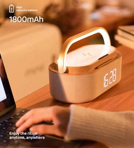 <span class=keywords><strong>Top</strong></span> xếp hạng sản phẩm 2025 sản phẩm thông minh Điện thoại không dây sạc ánh sáng ban đêm Dimmable Đèn bàn loa nhỏ Loa di động - Product Image 5