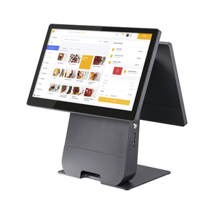 เครื่องบันทึกเงินสดระบบ POS แบบ All-in-One หน้าจอสัมผัสขนาด 15.6 นิ้ว พร้อมจอแสดงผลคู่ (ตัวเลือกเสริม) รองรับ OEM - Product Image 1