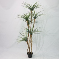 Vente directe usine Chine OEM Plantes artificielles en pot Dracaena verte de simulation paysagère, Arbre Dracaena artificiel naturel en pot