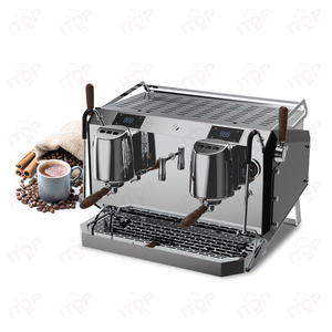 Semiautomático 2 grupos de café comercial profesional <span class=keywords><strong>Express</strong></span> cafeteras máquina de café expreso para café - Product Image 4