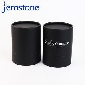 Emballage écologique en tube de carton kraft pour bougies et bocaux en verre avec boîte en matériaux papier recyclables - Product Image 6