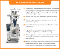 Machine d'emballage multifonctionnelle pour sacs en plastique de chips de pommes de terre sous azote, prix usine