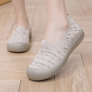 Zapatos Planos de Malla Transpirable <span class=keywords><strong>para</strong></span> <span class=keywords><strong>Mujer</strong></span>, Suela Suave, Mocasines Planos, Zapatos Sin Cordones - Product Image 5