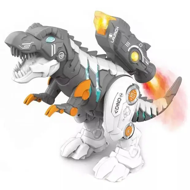 Nuovo giocattolo telecomandato dinosauro meccanico tirannosauro Rex Rc Dino Toys Robot per bambini regalo con propulsore a spruzzo di nebbia