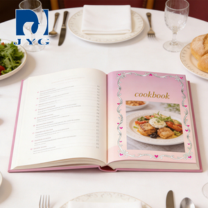 Fabrieks prijs goedkope op maat gemaakte full colour gepersonaliseerde milieuvriendelijke offset gedrukte perfect gebonden hardcover kookboek recepten drukwerk - Product Image 2