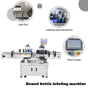 Chai tròn máy dán nhãn, tự động chai tròn nhãn Applicator cho mỹ phẩm nước giải khát chai nhựa - Product Image 2