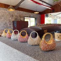 Nuevo Bolso de Mano de Acrílico con Diamantes para Niñas, Mini Bolso de Lujo con Pedrería para Guardar Objetos