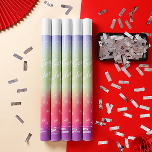 Colorato 60cm coriandoli cannone Popper coriandoli Shooter Party Popper per celebrazione laurea di <span class=keywords><strong>compleanno</strong></span> festa di capodanno - Product Image 4