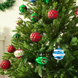 Adornos Navideños Circulares <span class=keywords><strong>de</strong></span> Plástico Electrochapado, Irrompibles, Reutilizables, Decorativos, Juego <span class=keywords><strong>de</strong></span> Bolas Colgantes - Product Image 3
