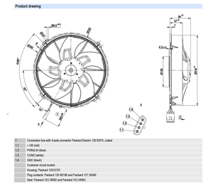 พัดลมอีซีประสิทธิภาพสูง ebm-papst รุ่น W3G300-ER38-45 ประหยัดพลังงานอัจฉริยะ สำหรับระบบระบายอากาศอุตสาหกรรม HVAC - Product Image 4