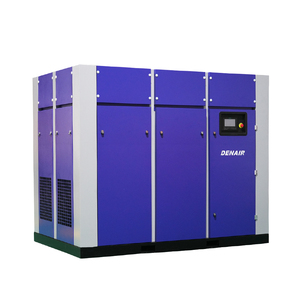DENAIR Type sec à faible bruit stationnaire 110kw 150HP 7bar 8bar 10bar <span class=keywords><strong>Compresseur</strong></span> d'air à vis <span class=keywords><strong>sans</strong></span> <span class=keywords><strong>huile</strong></span> pour usage industriel - Product Image 3