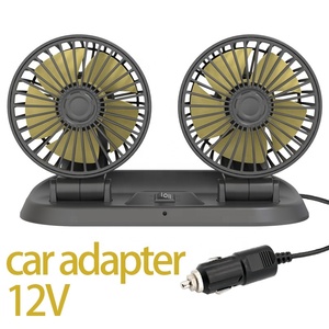 Origin Factory Dual <b>Headed</b> 12v Car <b>Fan</b> 24 Volt <b>Fan</b> Car Accessories for Vehicle Truck air Cooling Universal Usb <b>Fan</b> F410 - Product Image 5