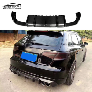 Diffusore Posteriore in Fibra di Carbonio Stile RS di Alta Qualità per <span class=keywords><strong>Audi</strong></span> <span class=keywords><strong>A3</strong></span> Sline S3 8V Wagon - Product Image 2
