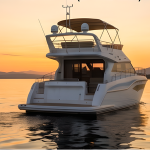 Yate de Pesca Deportiva de 50 pies con Flybridge, Barco a Motor de Fibra de Vidrio de 15 m, Motor Cummins Doble de 425 HP, 3 Camarotes, 2 Baños, Cubierta Trasera, Fabricante - Product Image 3