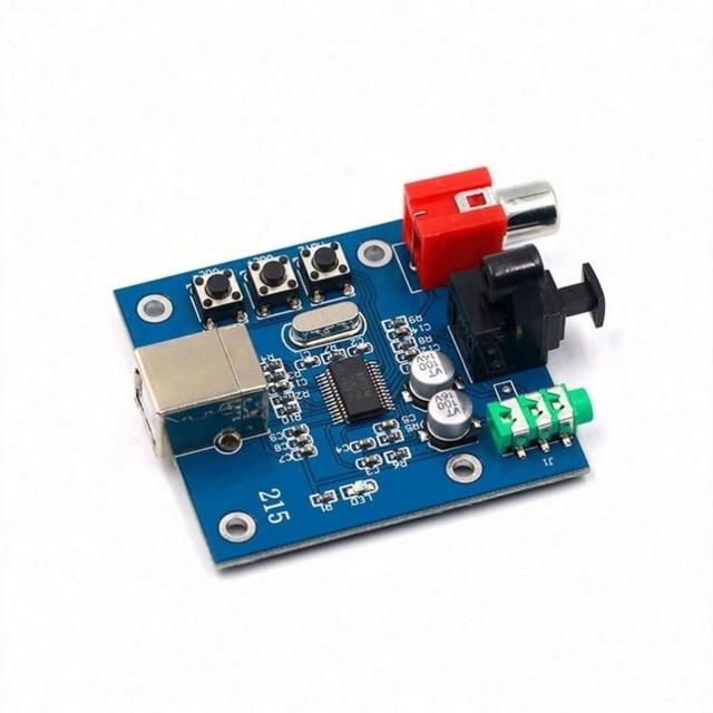 PCM2704 USB Sound Card DAC Decoder Module USB Input Coaxial Fiber HIFI Sound Card Decoder