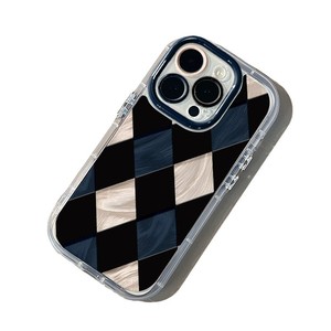 Maroon vuông gương in không gian trong Suốt TPU điện thoại di động Bìa trường hợp đối với iPhone 6 7 8 x XR XS 11 12 13 14 15 16 17 Pro Max - Product Image 6