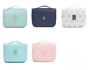 महिला वाटरप्रूफ पॉलिएस्टर तह यात्रा भंडारण हुक स्टाइलिश राष्ट्रीय शैली के साथ शौचालय मेकअप बैग के लिए फांसी - Product Image 6