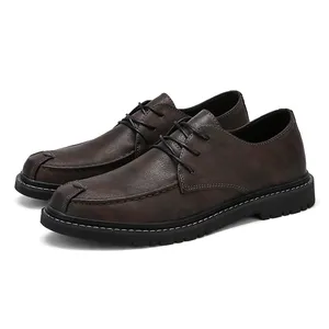Zapatos Deportivos Casuales de Piel Genuina para Hombre, con Características Antideslizantes para Primavera e Invierno - Product Image 2