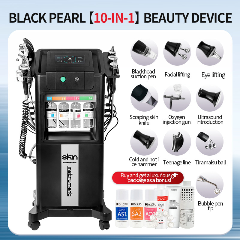 Appareil de beauté noir 10 en 1