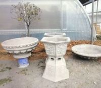 Moule à pot de fleurs de style européen, grand format, en plastique et acier durables, pour jardinières en béton et en ciment faites maison