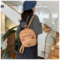 BoTu Factory Kawaii Capybara sac à dos en peluche pour enfants dessin animé drôle grande capacité sac griffe poupée Machine jouets cadeau de noël en gros