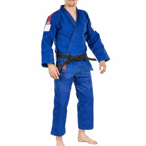 Traje de Judo Profesional para Artes Marciales, Uniforme de Entrenamiento de Algodón Resistente con Opción de Cinturón, Uniforme de Judo de Corte Regular, Ropa de Judo Duradera - Product Image 1