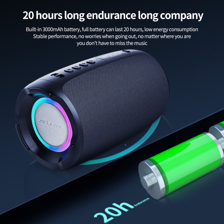 New Arrival Zealot S61 IPX6 Waterproof Portable Wireless Speaker · image 6