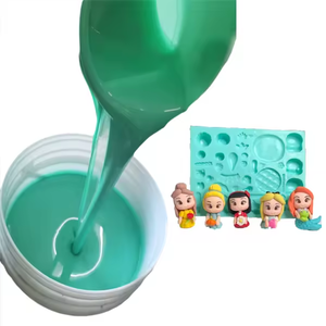 Hs <span class=keywords><strong>code</strong></span> 3910000000 silicone pour résine 3d liquide rtv-2 caoutchouc de silicone pour la fabrication de moules d'artisanat en résine - Product Image 1