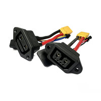 Cable de Conversión Personalizado de Conector Hembra de 2+6 y 2+4 Pines a Conector Macho XT90 para Carga de Alta Potencia de Vehículos Eléctricos