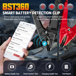 Launch BST-360 <b>Battery</b> <b>Tester</b> Clamps Red Black 12V Automotive <b>Battery</b> <b>Tester</b> Diagnostic Tools - Product Image 2