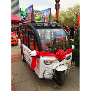 รถยนต์ไฟฟ้า 4 ที่นั่ง ระยะทางวิ่ง 101-200 กม. หลังคาพาโนรามา ไฟหน้า LED ระบบขับเคลื่อนล้อหน้า เกียร์ธรรมดา แอร์  ยานยนต์สำหรับผู้สูงอายุ - Product Image 4