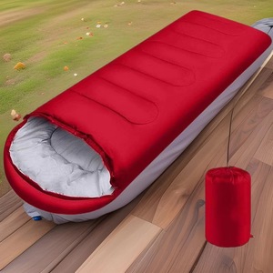 Nhà máy Outlet ấm bông dành cho người lớn ngoài trời cắm trại Túi ngủ phong bì dày Polyester với nhà máy đảm bảo chất lượng - Product Image 5