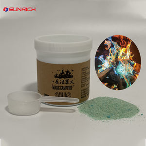 रंग जादूगर पेशेवर बोनफायर फायरप्लेस पार्टियों के लिए खिलौना रहस्यमय आग धातु प्रोप - Product Image 2