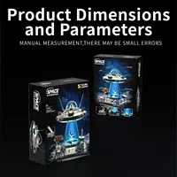 Tuomu T1130 2026 Nuevo Modelo de Nave Espacial Alienígena MOC, Juguetes de Construcción Creativos, Ladrillos DIY para Niños, Regalos, 786 Piezas, Juego de Bloques de Construcción