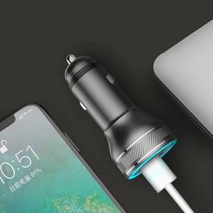 Cargador de coche USB C 36W Cargador de coche PD rápido de 2 puertos con entrega de energía de 18W y carga rápida 3,0 3A Compatible con <span class=keywords><strong>iPhone</strong></span> <span class=keywords><strong>11</strong></span> - Product Image 2