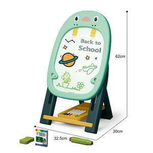 Kinder magnetisches Zeichenbrett Bücherregal 2-in-1 kann Graffiti löschen handschreibbrett doppelseitige Aufbewahrung Gemälde spielzeug - Product Image 2